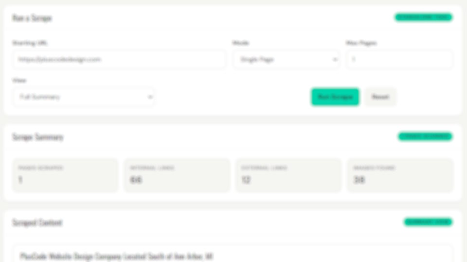 Website Scraper